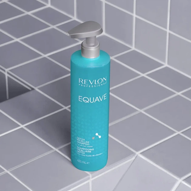 Мицеллярный шампунь для питания и увлажнения Revlon Professional Equave Micellar Shampoo, 485 мл - изображение 2