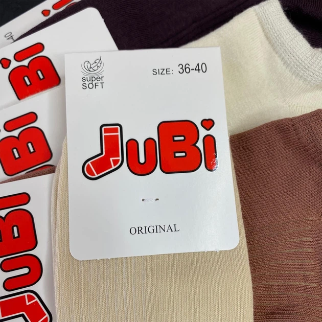 Носки укороченные однотонные женские 36-40 JuBi (JB027-000), 4 пары - Фото 3 Носки укороченные однотонные женские 36-40 JuBi (JB027-000), 4 пары - изображение 3