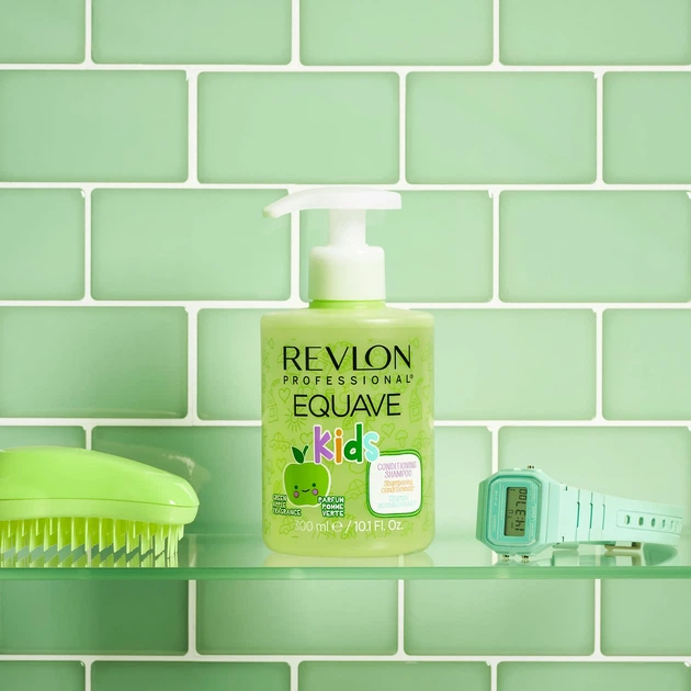 Детский шампунь без сульфатов и парабенов с ароматом яблока Revlon Professional Equave Kids Conditioning Shampoo, 300 мл - изображение 2