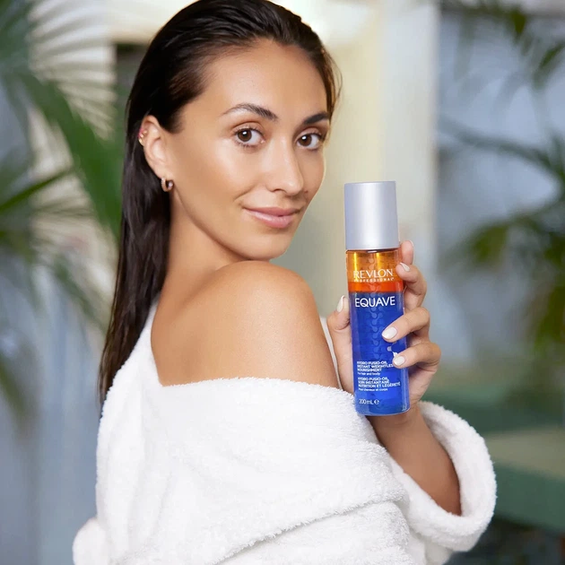 Незмивний 3-фазний кондиціонер для волосся і тіла Revlon Professional Equave Hydro Fusio-Oil for Hair and Body, 200 мл - зображення 3