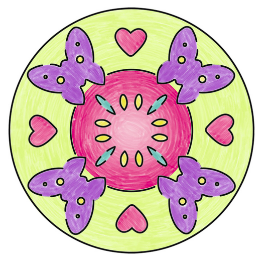 Zestaw kreatywny Ravensburger Mandala Designer Jednorożec 29703 (4005556297030) - obraz 8