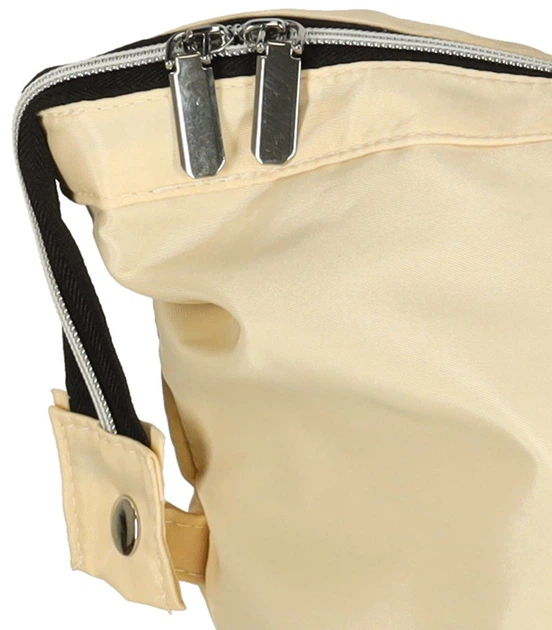 Torba do wózka Ikonka KX3365_1 podróżna wielofunkcyjna dla mamy zestaw Beżowa (5903039757691) - obraz 5