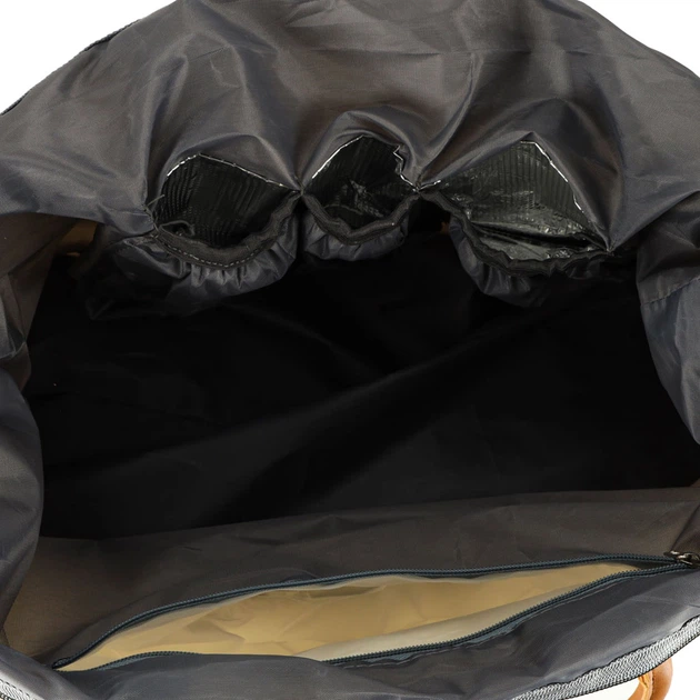 Torba do wózka Ikonka KX3365_1 podróżna wielofunkcyjna dla mamy zestaw Beżowa (5903039757691) - obraz 8