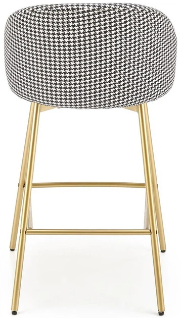 Hoker barowy Halmar H113 Czarno-biały (5905248125346) - obraz 6