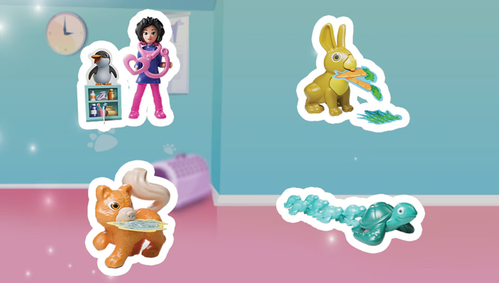 Набір Шоколадне Яйце 4шт Kinder Joy Veterinary World Toy Applaydu 20g - зображення 4