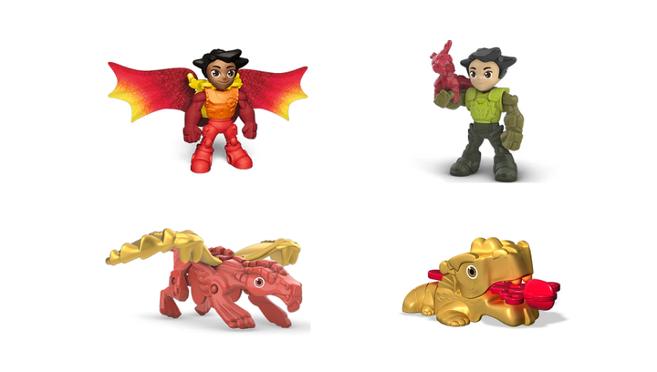 Набір Шоколадне Яйце 4шт Kinder Joy Dragon Adventures Applaydu 20g - Фото 5 Набір Шоколадне Яйце 4шт Kinder Joy Dragon Adventures Applaydu 20g - зображення 5