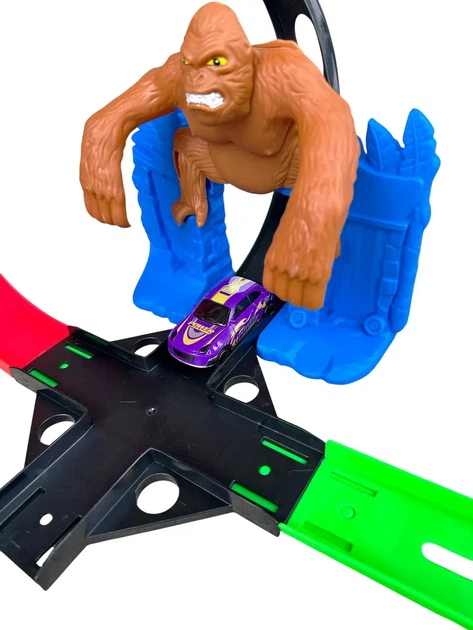 Автотрек Hot Wheels детский — инерционный трек для машинок, игровой набор - изображение 6