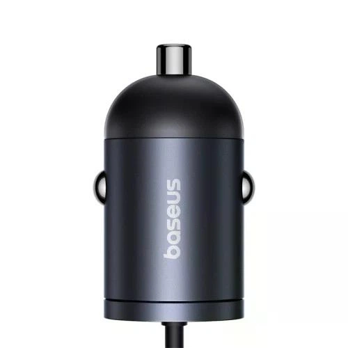 Автомобильное зарядное устройство Baseus 30W Mini Car Charger Type-C PD черный (6932172677213) - изображение 5