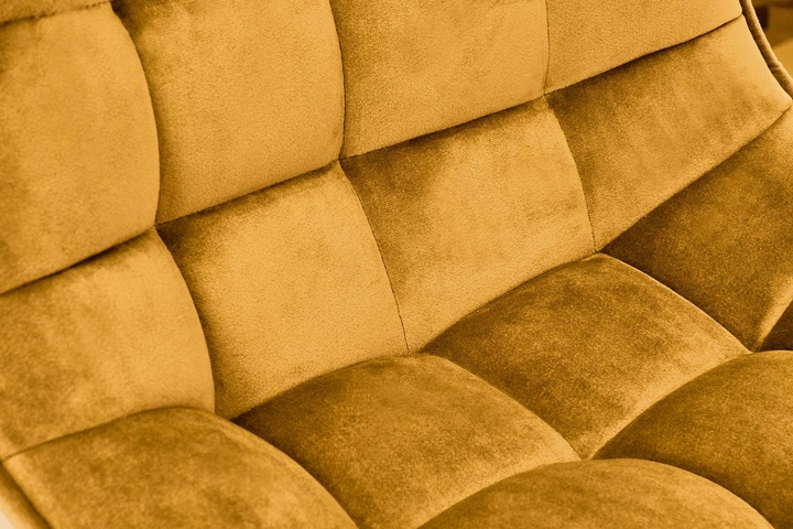 Hoker barowy Halmar H95 Musztardowy (5905248131224) - obraz 8