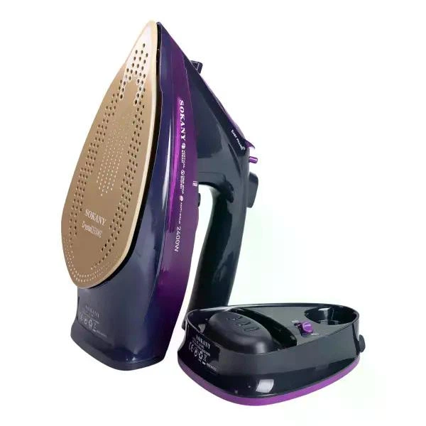 Праска SOKANY AJ-2085 Purple бездротова смарт парова з керамічною підошвою (107-167-HP-UR-2) - зображення 2