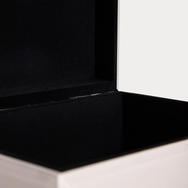 Шкатулка Homla Aerla скляна бежева 19x15x8 см (5906496765803) - зображення 4