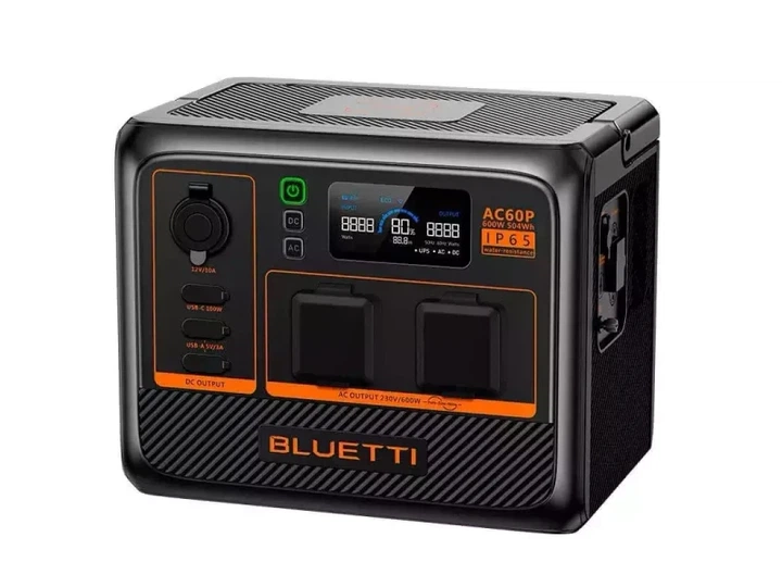 Зарядна станція Bluetti AC60P 504Wh 600W - зображення 2