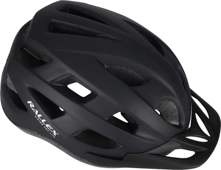 Kask rowerowy RALLEX L 58-62 cm Czarny (5903039770607) - obraz 3