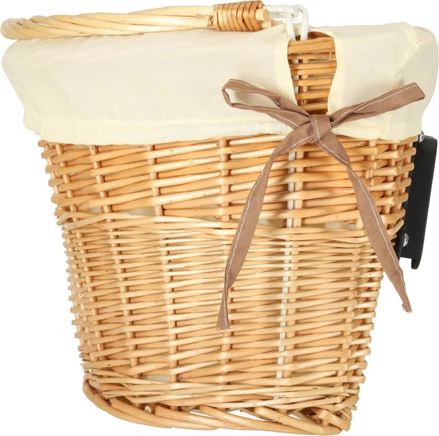 Kosz rowerowy RALLEX wiklinowy pleciony click na kierownicę (5903039742833) - obraz 2