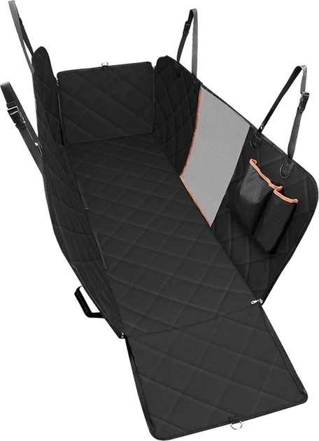 Mata ochronna dla psów KIK do samochodu na siedzenie wodoodporna Czarna KX6245 (5903039717213) - obraz 3