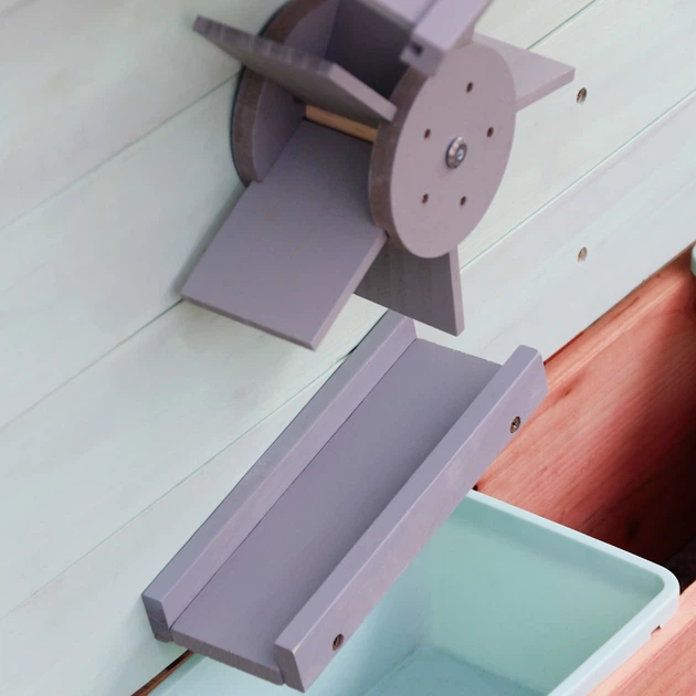 Дерев’яна пісочниця KIK LULILO Sablo поворотний навіс 360° 120 см (5903039770744) - зображення 5