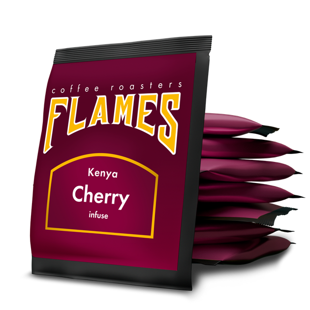 Дріп-кава Flames Coffee Кенія Вишня 8х12г - изображение 2