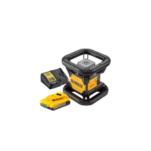 Лазерний нівелір DeWALT ротаційний, 18В XR Li-Ion, зелений промінь, 4.5 кг, 2Ah, ЗУ, кейс (DCE079D1G) DeWALT DCE079D1G 989247 - Фото 2 Лазерний нівелір DeWALT ротаційний, 18В XR Li-Ion, зелений промінь, 4.5 кг, 2Ah, ЗУ, кейс (DCE079D1G) DeWALT DCE079D1G 989247 - зображення 2