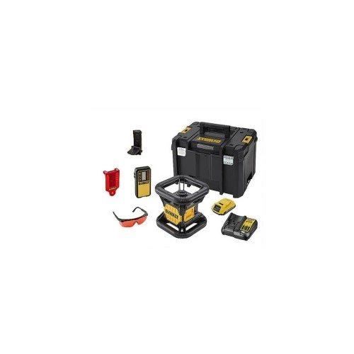 Лазерний нівелір DeWALT ротаційний, 18В XR Li-Ion, червоний промінь, 4.5 кг, 2Ah, ЗУ, кейс (DCE074D1R) DeWALT DCE074D1R 989252 - Фото 4 Лазерний нівелір DeWALT ротаційний, 18В XR Li-Ion, червоний промінь, 4.5 кг, 2Ah, ЗУ, кейс (DCE074D1R) DeWALT DCE074D1R 989252 - зображення 4