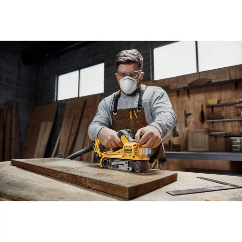 Шліфувальна машина DeWALT XR Li-Ion 18 В 2x5Ah, 198-320 м/хв, стрічка 75х533 мм (DCW220P2) DeWALT DCW220P2 992582 - Фото 11 Шліфувальна машина DeWALT XR Li-Ion 18 В 2x5Ah, 198-320 м/хв, стрічка 75х533 мм (DCW220P2) DeWALT DCW220P2 992582 - зображення 11