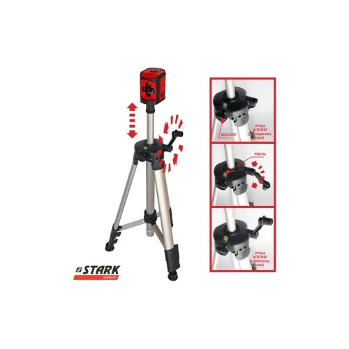 Лазерний нівелір Stark LL-202G SET (290150026) Stark 290150026 989332 - зображення 5