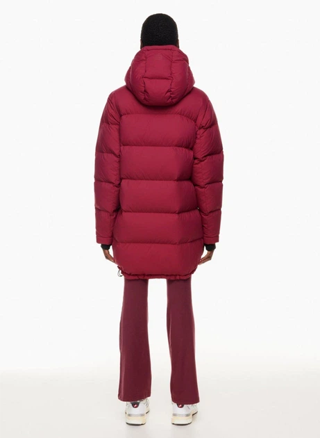 Пуховик зимовий Aritzia The Super Puff Mid XS Бордовий - Фото 7 Пуховик зимовий Aritzia The Super Puff Mid XS Бордовий - изображение 7