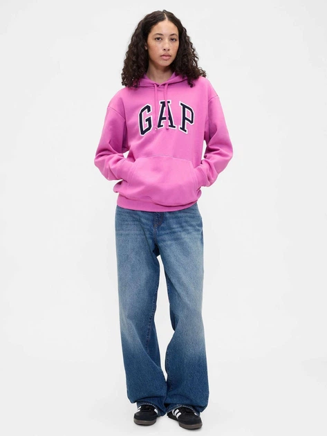 Худі тепле жіноче GAP М Рожевий - Фото 4 Худі тепле жіноче GAP М Рожевий - зображення 4