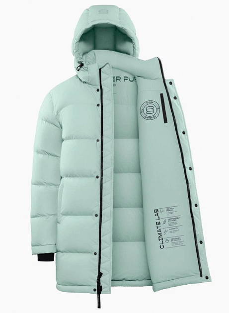 Пуховик зимовий Aritzia The Super Puff Mid М М'ятний - Фото 11 Пуховик зимовий Aritzia The Super Puff Mid М М'ятний - зображення 11