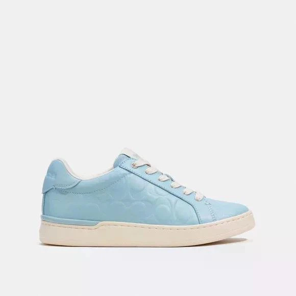 Кеди жіночі Coach Lowline Signature Leather Low Top Denim 38 Блакитні - Фото 4 Кеди жіночі Coach Lowline Signature Leather Low Top Denim 38 Блакитні - изображение 4