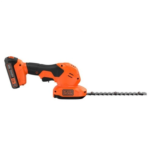 Кусторез Black&Decker 18 В, 2Ah, насадки- 20 см/8 мм, 10 см/18 мм, (BCSS18D1) BLACK&DECKER BCSS18D1 976920 - Фото 4 Кусторез Black&Decker 18 В, 2Ah, насадки- 20 см/8 мм, 10 см/18 мм, (BCSS18D1) BLACK&DECKER BCSS18D1 976920 - изображение 4