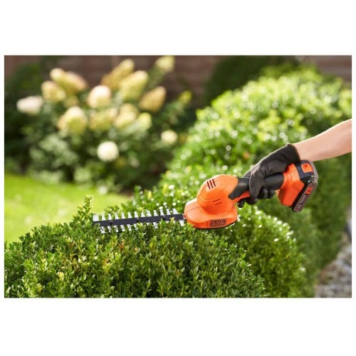 Кусторез Black&Decker 18 В, 2Ah, насадки- 20 см/8 мм, 10 см/18 мм, (BCSS18D1) BLACK&DECKER BCSS18D1 976920 - Фото 8 Кусторез Black&Decker 18 В, 2Ah, насадки- 20 см/8 мм, 10 см/18 мм, (BCSS18D1) BLACK&DECKER BCSS18D1 976920 - изображение 8