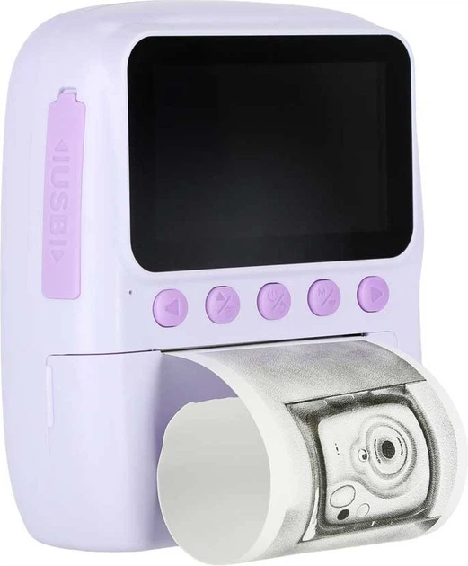 Дитяча камера миттєвого друку KIK Фіолетова KX2859 (5903039770249) - зображення 3