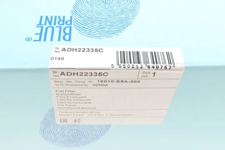 Фільтр паливний Honda CR-V 2.0 01-07 BLUE PRINT ADH22335C - зображення 9