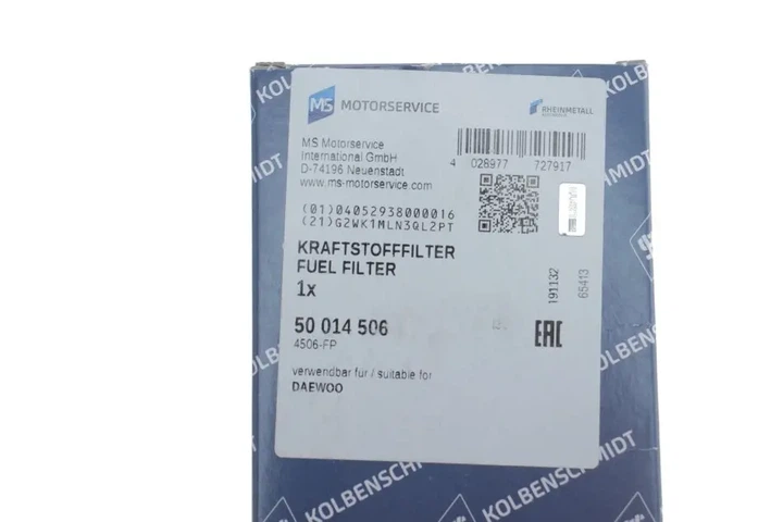 Фільтр паливний Chevrolet Epica 2.0-2.5 04-11/Lacetti 1.4-1.8 03-13/Matiz 0.8-1.0 00-14 KOLBENSCHMIDT 50014506 - зображення 3