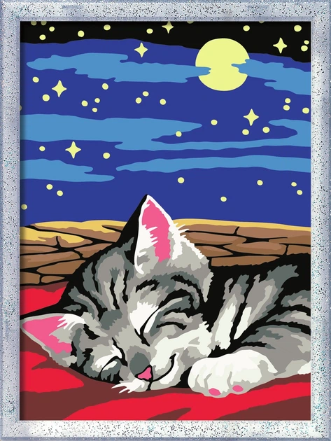 Картина за номерами Ravensburger CreArt Сплячі коти 12023262 (4005555232629) - зображення 2