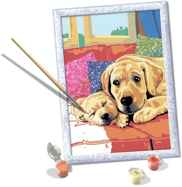 Картина за номерами Ravensburger CreArt Любов до собак 12023269 (4005555232698) - зображення 3