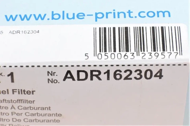 Фільтр топливний Renault Megane 1.5dCi 03- BLUE PRINT ADR162304 - зображення 5