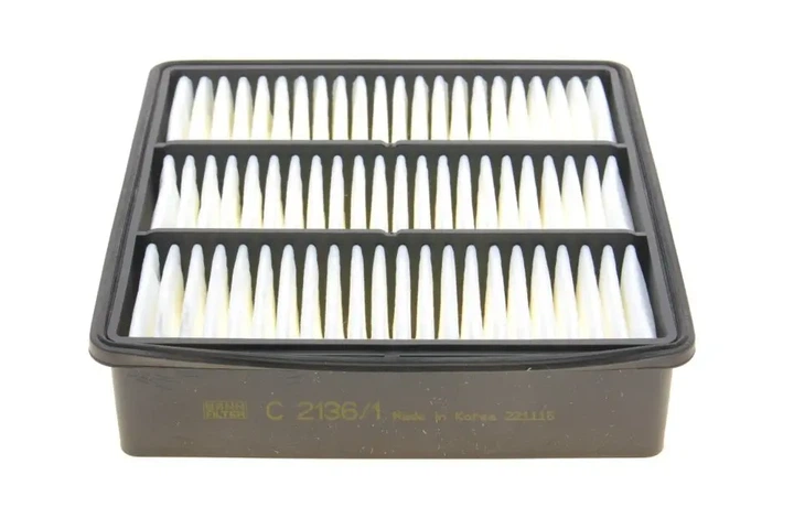 Фільтр повітряний Mitsubishi Colt 1.3/1.6 96-04/Lancer 1.3-2.0 96-08/Outlander 2.0/2.4 16V 03-07 MANN-FILTER C 2136/1 - изображение 4
