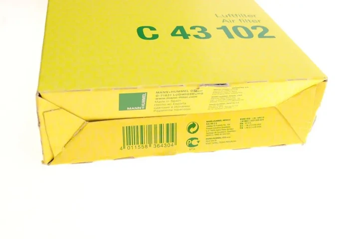 Фільтр повітряний VW Golf 2.5 V5 09-14/Jetta 2.5 V5 05-/Passat 2.5 11-/Beetle 2.5 V5 11-19 MANN-FILTER C43102 - изображение 6