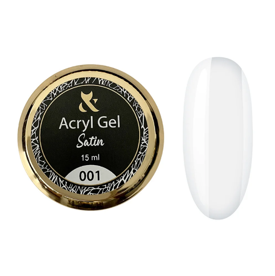 Акрил-гель для ногтей FOX Acryl gel Satin №001 Clear 15 мл - Фото 1 Акрил-гель для ногтей FOX Acryl gel Satin №001 Clear 15 мл - изображение 1