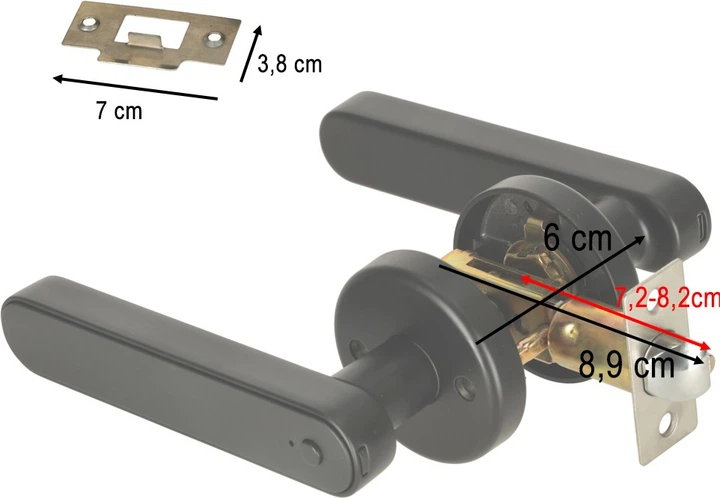 Розумний замок KIK Bluetooth з кодом та відбитком пальця KX3854 (5903039750272) - зображення 11