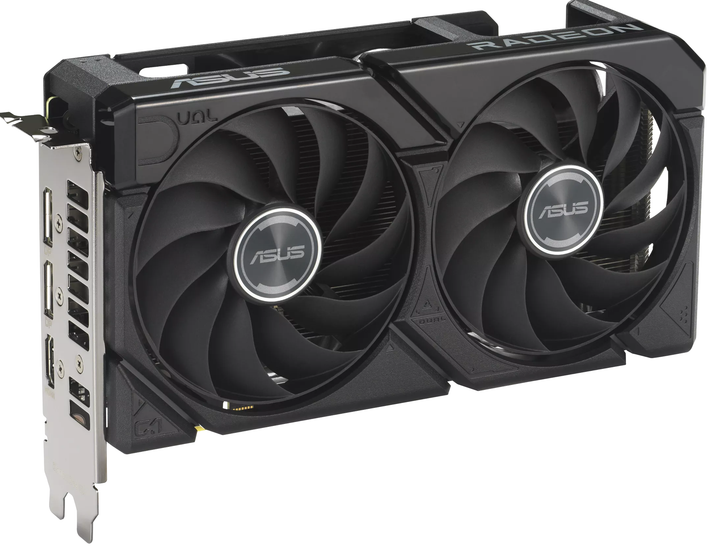 Видеокарта ASUS PCI-Ex Radeon RX 9060 Dual 8GB GDDR6 (128bit) (3000/18000) (HDMI, 2 x DisplayPort) (DUAL-RX9060-8G) - изображение 2