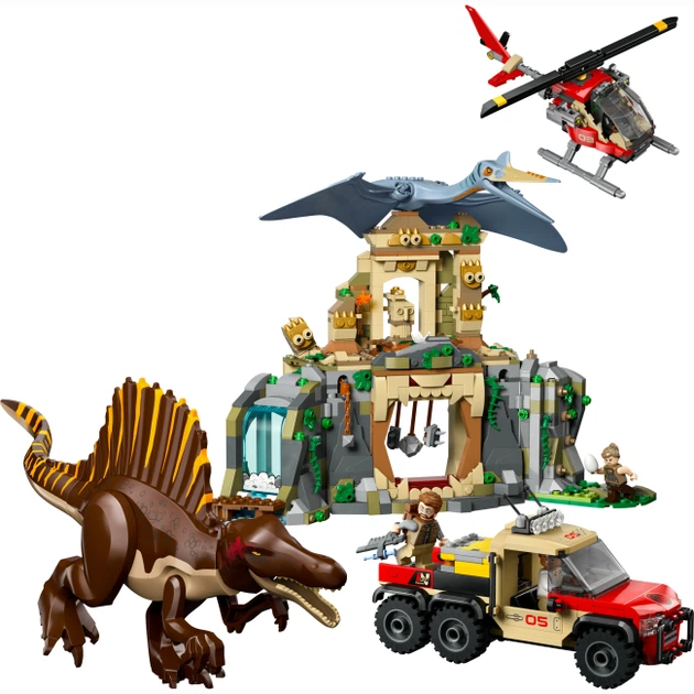 Конструктор Lego Повітряна місія зі спинозавром та кетцалькоатлем, 76976 - Фото 2 Конструктор Lego Повітряна місія зі спинозавром та кетцалькоатлем, 76976 - зображення 2