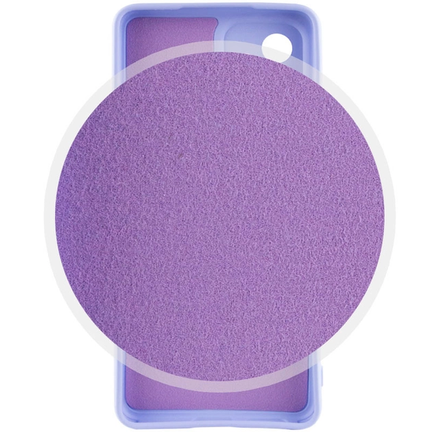 Чехол Fiji Full Soft Premium для Motorola G24 противоударный бампер с микрофиброй Violet - изображение 2