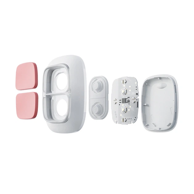 Беспроводная экстренная кнопка Ajax DoubleButton White (23003.79.WH1) - изображение 6