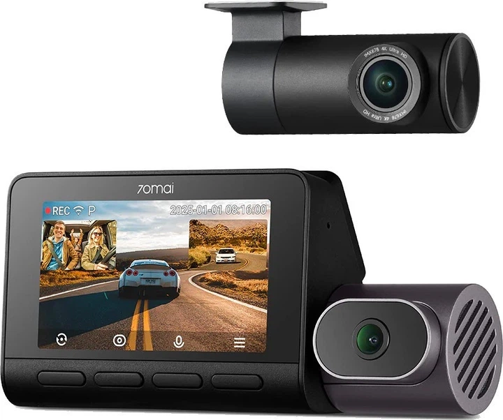 Видеорегистратор 70mai Dash Cam T800-2 4K + 70mai Rear Cam RC24+SD 256GB - изображение 4