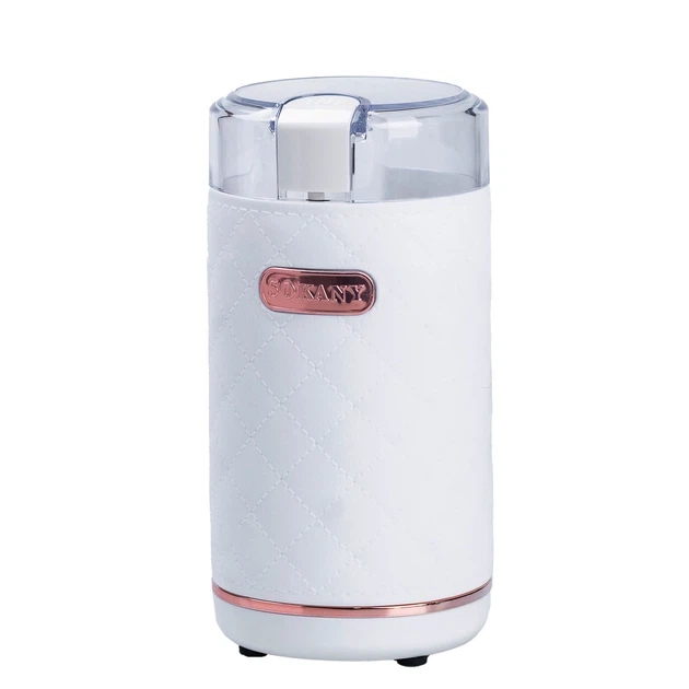 Кофемолка электрическая Sokany SK-3027 White роторная 150 Вт емкость 50 г для кофе и специй (21-107-SK-3027W) - Фото 2 Кофемолка электрическая Sokany SK-3027 White роторная 150 Вт емкость 50 г для кофе и специй (21-107-SK-3027W) - изображение 2