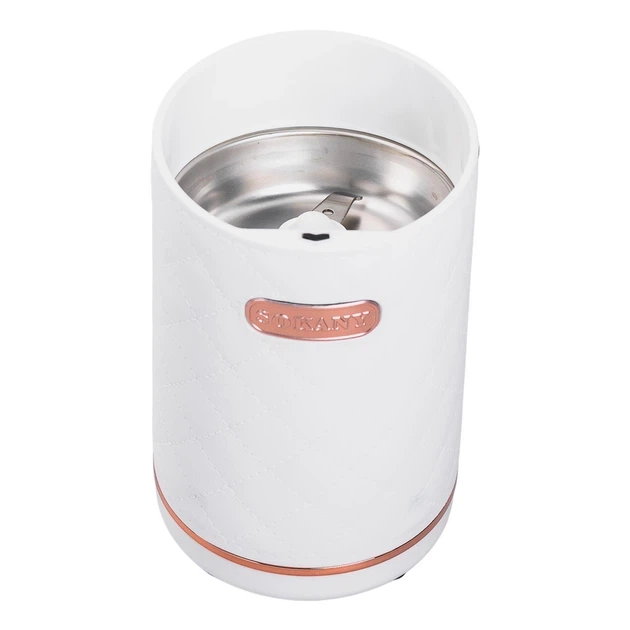 Кофемолка электрическая Sokany SK-3027 White роторная 150 Вт емкость 50 г для кофе и специй (21-107-SK-3027W) - Фото 5 Кофемолка электрическая Sokany SK-3027 White роторная 150 Вт емкость 50 г для кофе и специй (21-107-SK-3027W) - изображение 5