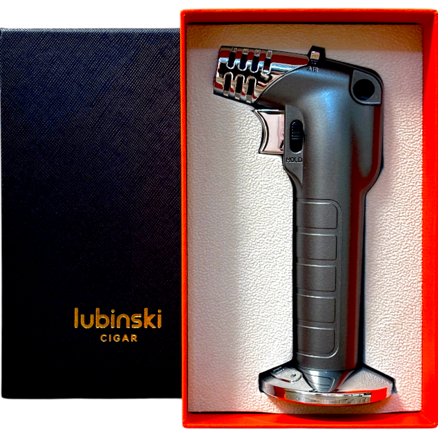 Запальничка Lubinski Jet Flame Lighter GY - Фото 2 Запальничка Lubinski Jet Flame Lighter GY - зображення 2