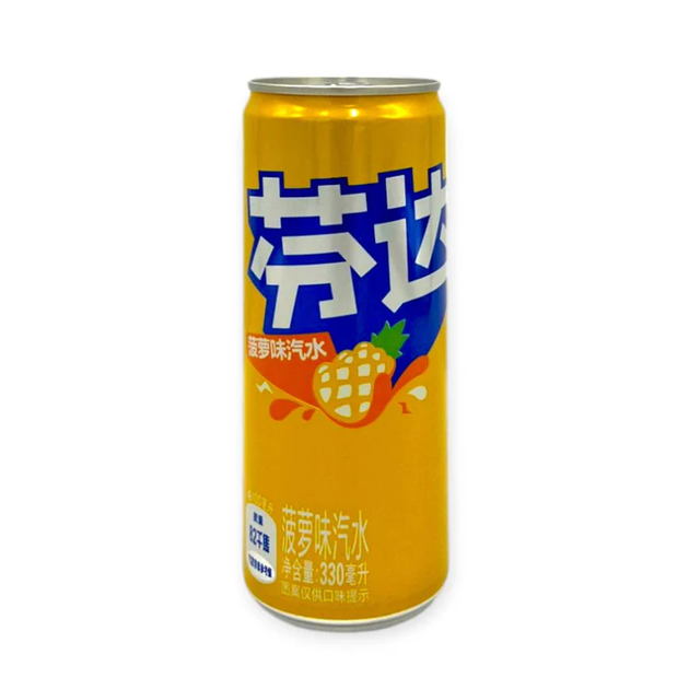 Китайский напиток Fanta Pineapple 330 мл - Фото 1 Китайский напиток Fanta Pineapple 330 мл - изображение 1